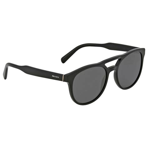 Prada Black Square Sunglasses PR 13TS 1AB5S0 54 